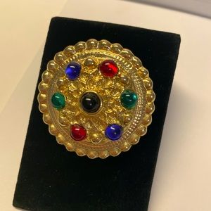 Vintage faux gem brooch!